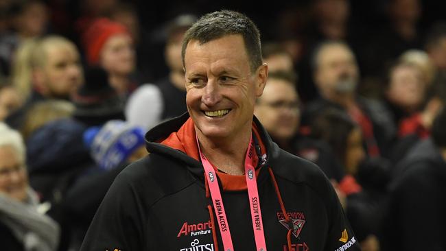 You’d be smiling too if you finished the week the way John Worsfold did. Picture: AAP