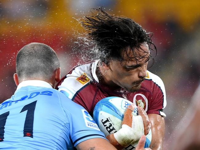 Reds star Jordan Petaia has attracted interest from NRL clubs. Picture: Bradley Kanaris/Getty Images