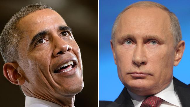 US President Barack Obama and Russian President Vladimir Putin are both expected to attend the G20 Leaders Summit next week. Picture: AFP