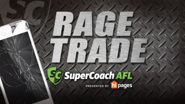 The SuperCoach Rage Trades column.