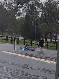 Flooding at Tucks Rd, Toongabbie.