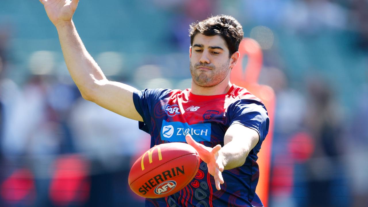 Christian Petracca has bottomed out in price. Picture: Dylan Burns/AFL Photos via Getty Images