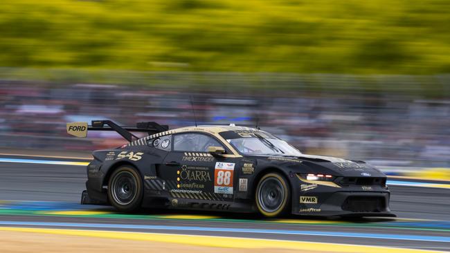 Ford's Mustang GT3 finished on the podium at the 2024 24 Hours of Le Mans. Photo: Supplied