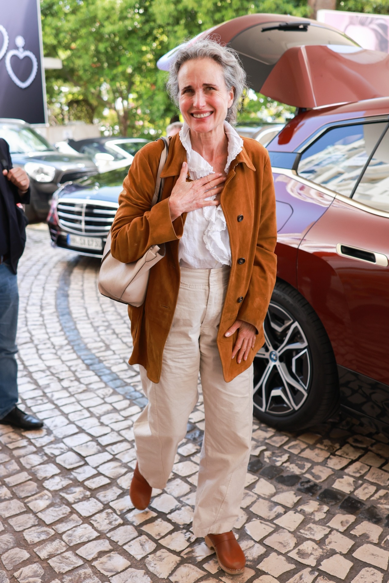 <p><em>Andie MacDowell at the Cannes Film Festival</em></p>