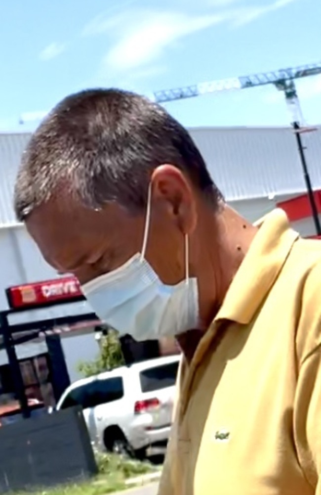 Ronald Mark Vigenser leaving Maroochydore Magistrates Court.