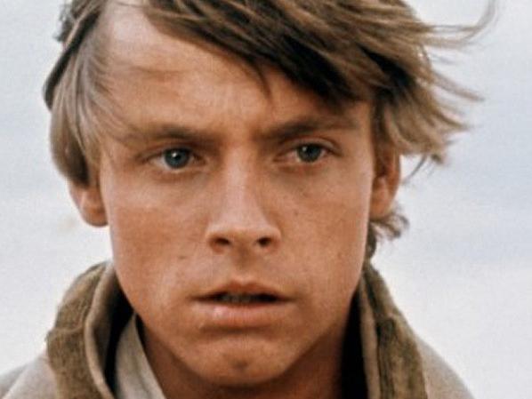 Star Wars - Episode IV A New Hope. Actor Mark Hamill as Luke Skywalker in a 1977 movie still. Pic