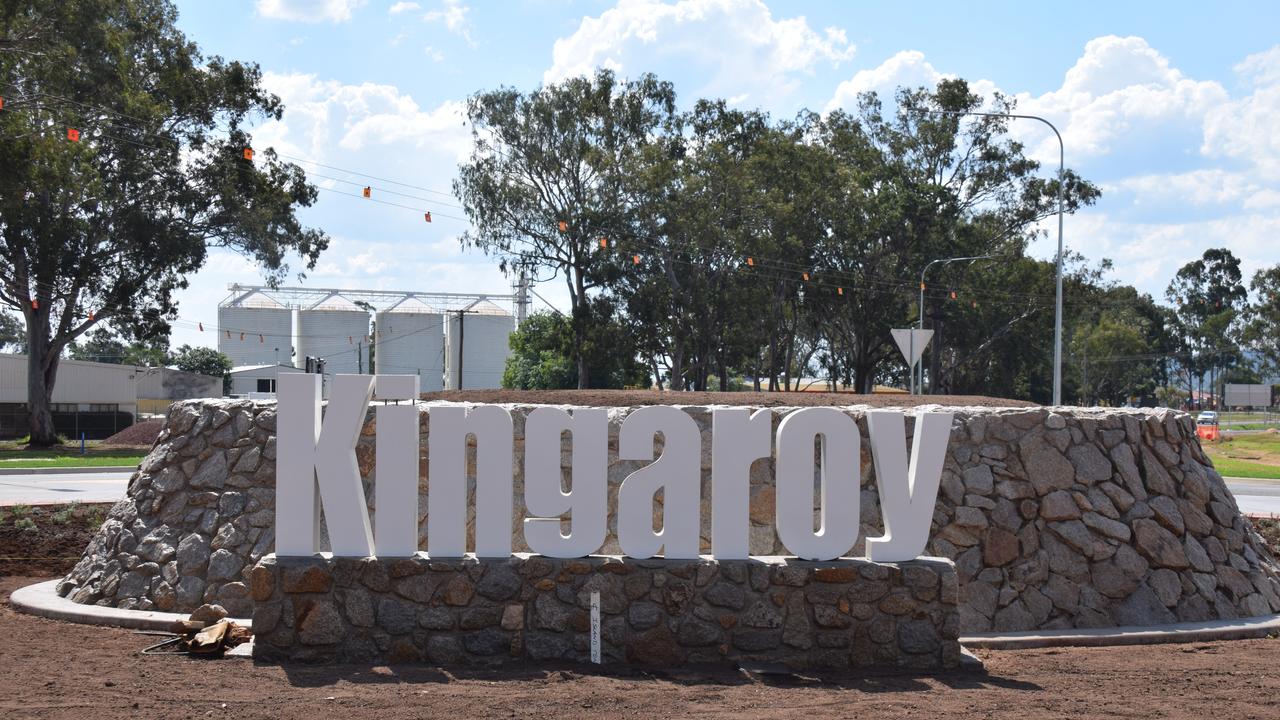 WELCOME TO KINGAROY: New sign on roundabout welcoming travellers to the town