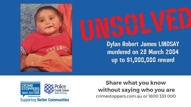 Dylan Robert James Lindsay cold cases SA