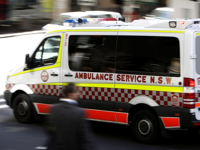 Generic photograph of Ambulance. Emergency services, Ambulance Service NSW.