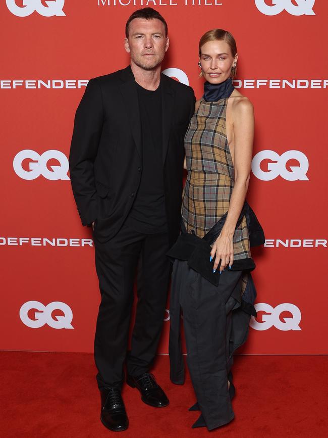 Avatar actor Sam Worthington brought along his wife, Lara Worthington. Photo: Brendon Thorne/Getty Images.