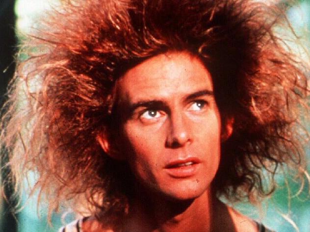 actor Yahoo Serious in a scene from 1988 film 'Young Einstein'