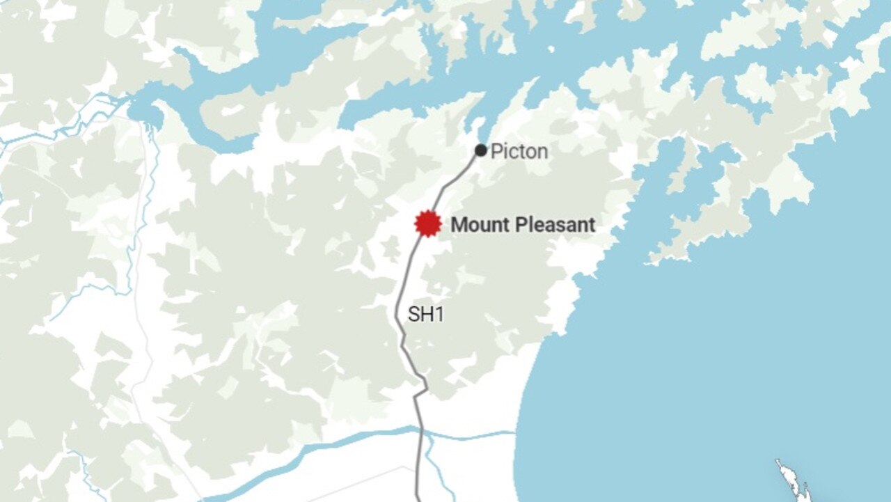 The location of the deadly crash. Picture: OpenStreetMap/NZ Herald