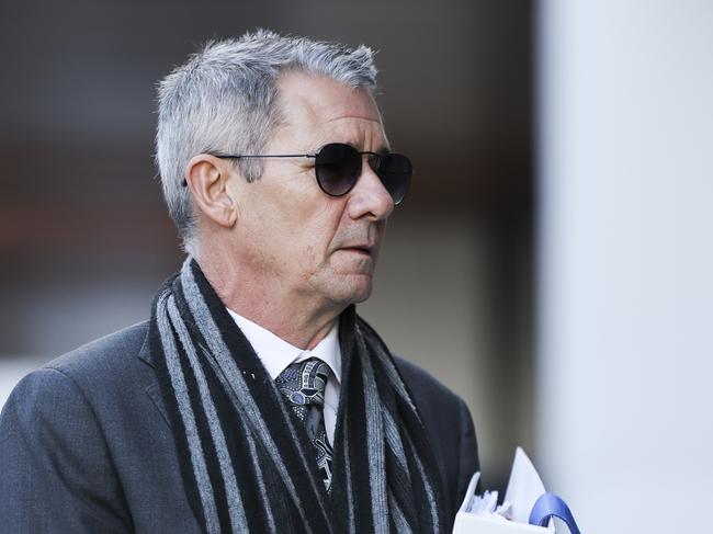 ACT DPP Shane Drumgold enters the Bruce Lehrmann Inquiry on Thursday. Picture: NCA NewsWire