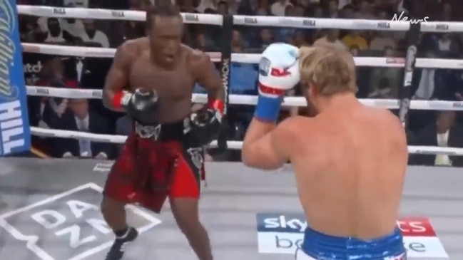 YouTube celebrity stars KSI and Logan Paul throw wild punches in boxing bout