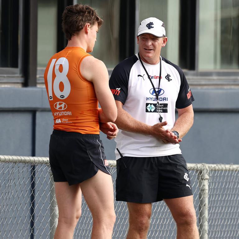 Michael Voss’s gameplan has been questioned in recent weeks.