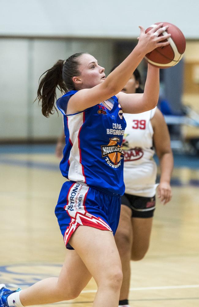 Raquel Spies of Toowoomba Mountaineers. Picture: Kevin Farmer