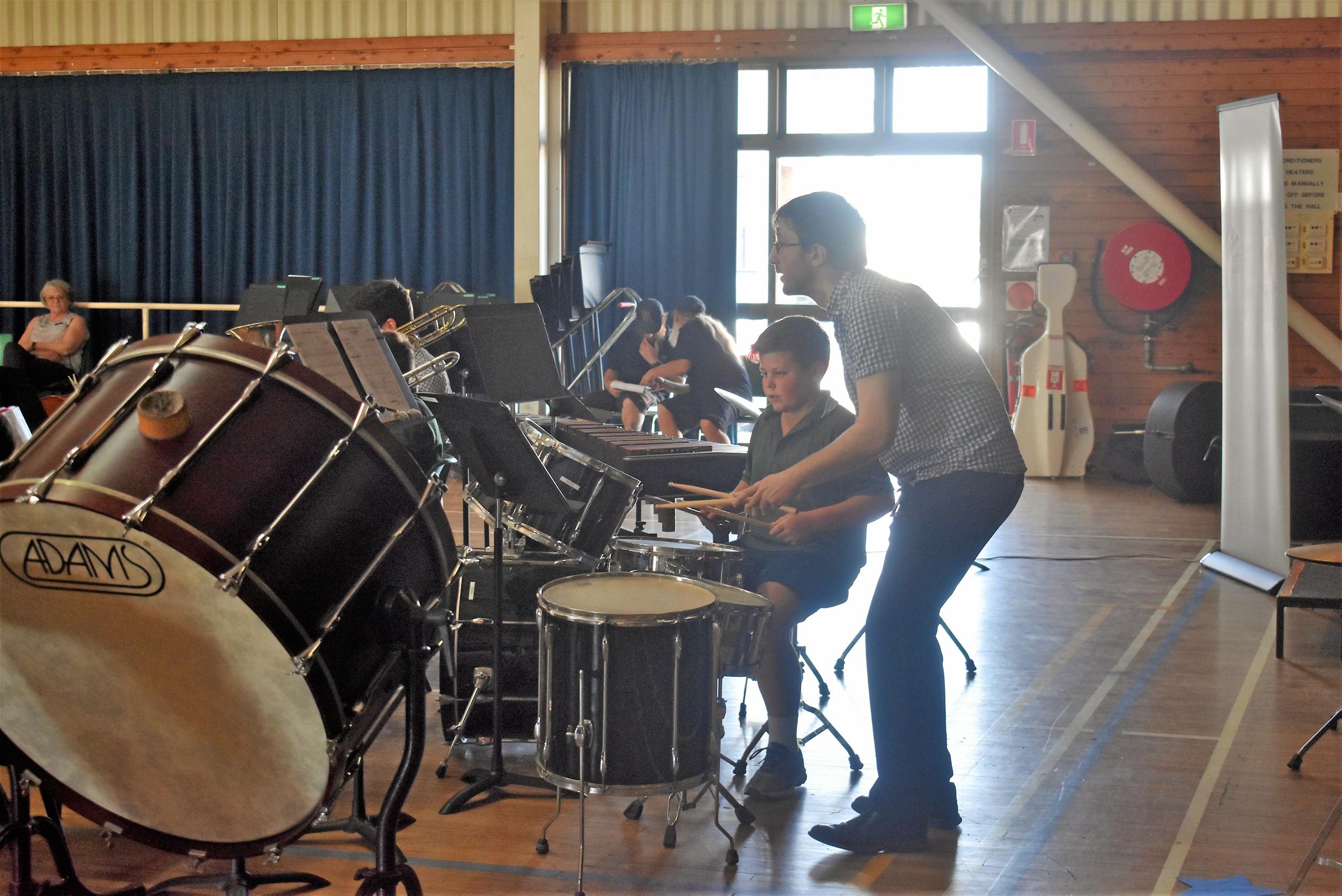 QSO performance with local schools. Picture: Jorja McDonnell