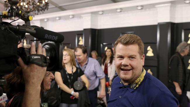 James Corden will host the 59th annual Grammy Awards on February 12.