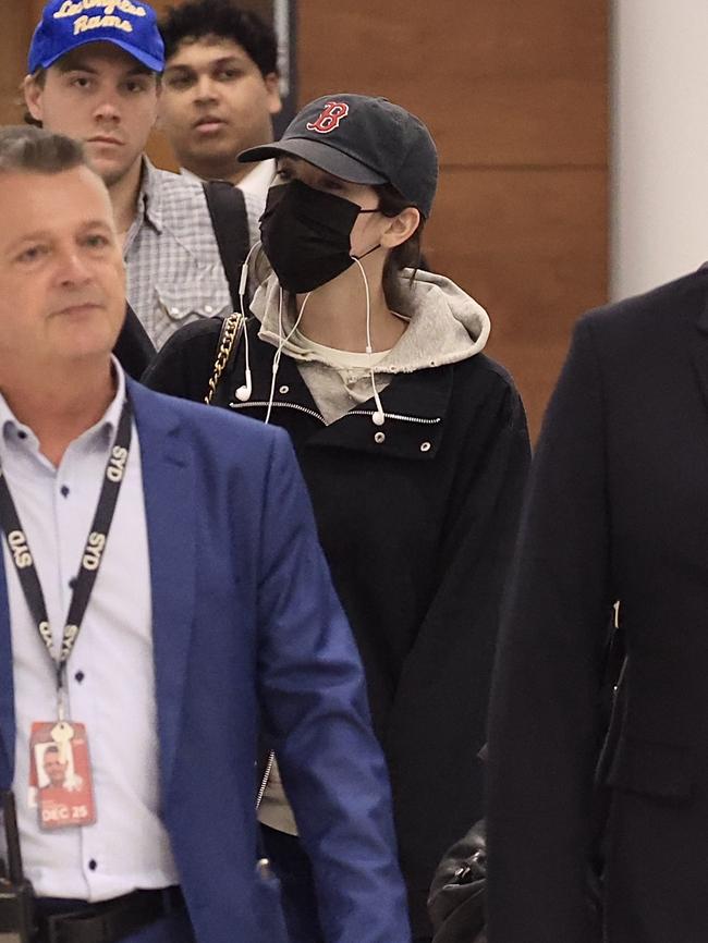 Gracie Abrams landed at Sydney Airport. Picture: Media Mode.