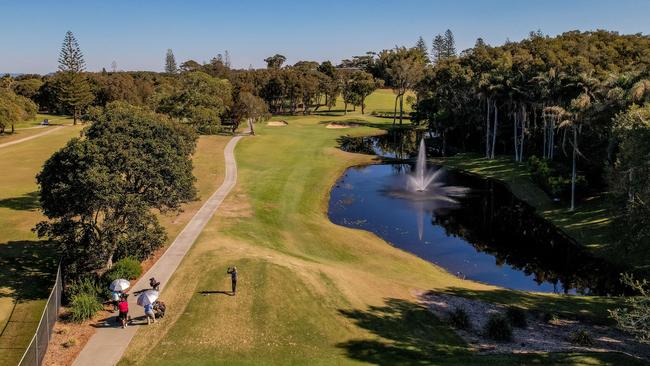 16th hole, Port Macquarie Golf Club.