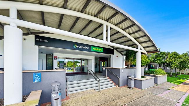 Four office buildings in central Southport are on the market, including the home of Centrelink. Picture: Supplied
