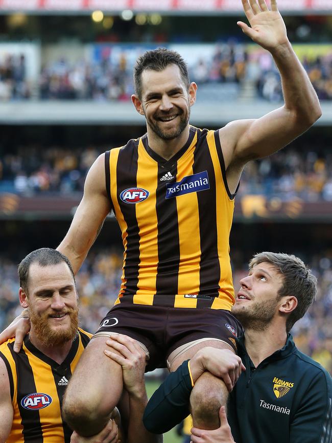 Luke Hodge is enjoying his last season. Picture: Michael Klein