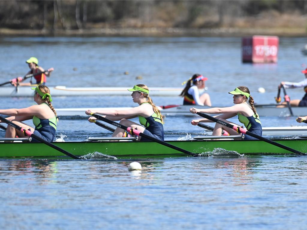 All Hallosw’ School win 2023 Brisbane Schoolgirl Rowing Association