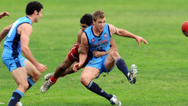 Ben Hansen in action earlier this season. He is still considered a chance for Sunday’s grand final.