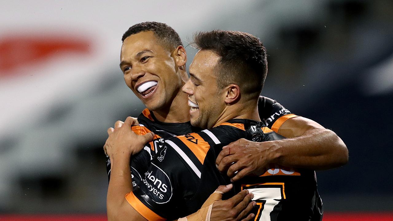 Moses Mbye is set to come up against former team, the Wests Tigers, for the first time. Picture: Getty Images.