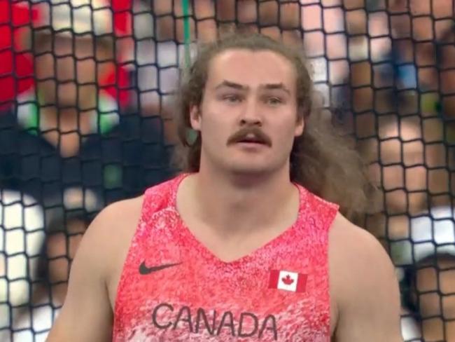 Canadian hammer throw ace Ethan Katzberg has captured attention from Aussies