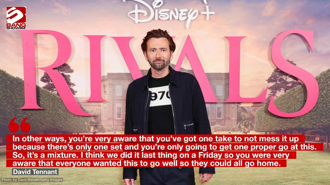 David Tennant loved smashing TV set for Rivals scene