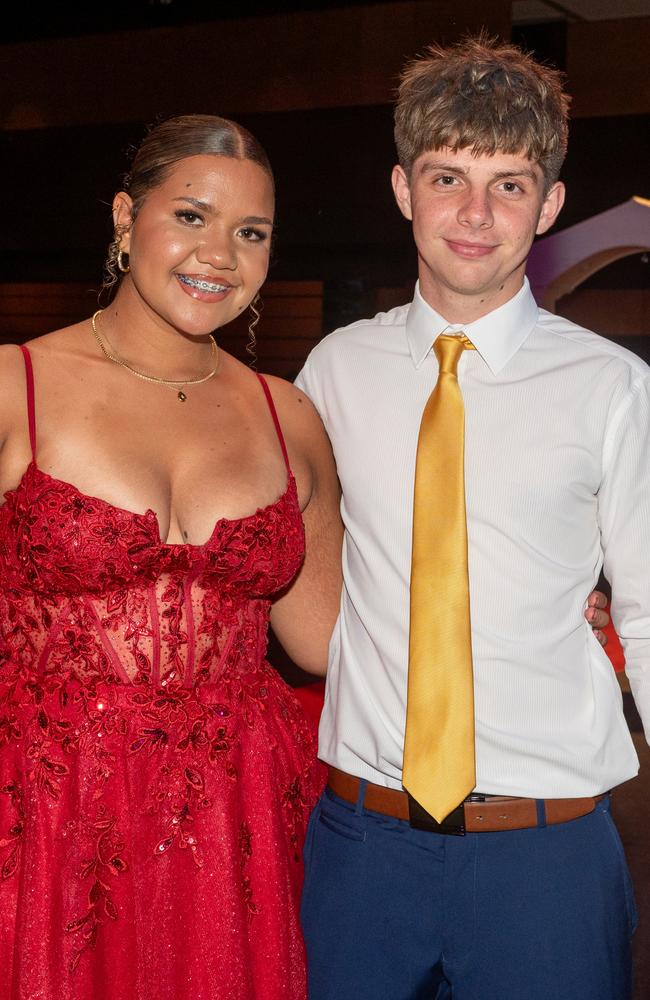 Savanah Tass and Jared Mackie at Mackay Christian College Formal Thursday 14 November 2024 Picture: Michaela Harlow