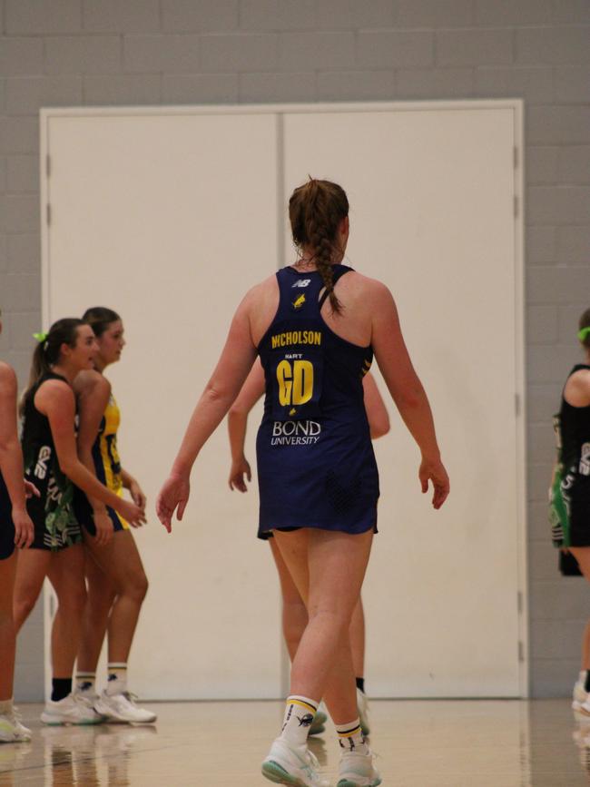 HART Sapphire Series round 1 2024 (Ruby) Darling Downs Panthers v Bond University Bull Sharks Netball