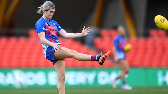 It’s been a long road back to footy for Kirsten McLeod. Picture: Getty Images