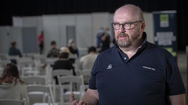 Health Department secretary Dale Webster at PW1. Picture: Chris Kidd