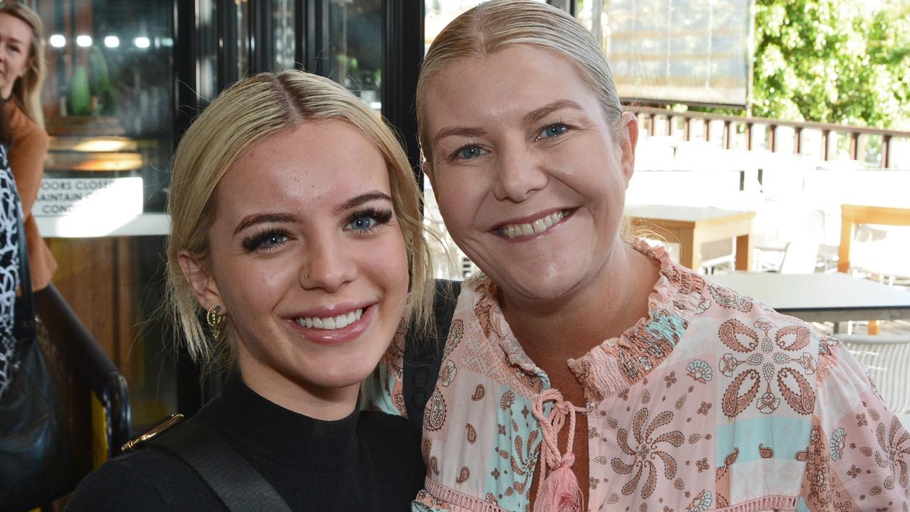 Telisha Baars and Sarah O’Malley at Early Risers Gold Coast Women in Business breakfast at Edgewater Dining, Isle of Capri. Pic: Regina King