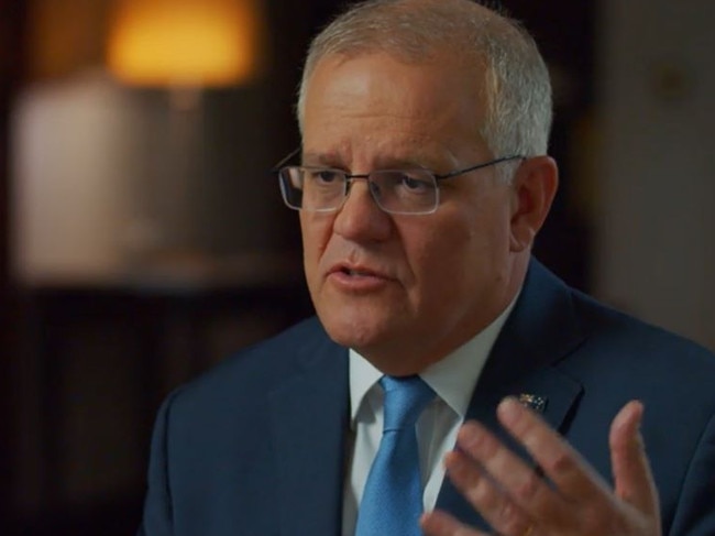 Australian Prime Minister Scott Morrison as he talks about the challenges and opportunities in Australia ahead of the election.