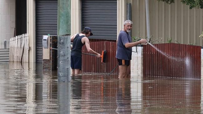 Premier of Queensland David Crisafulli arrives in Ingham as residents continue to deal with massive flooding. Pics Adam Head