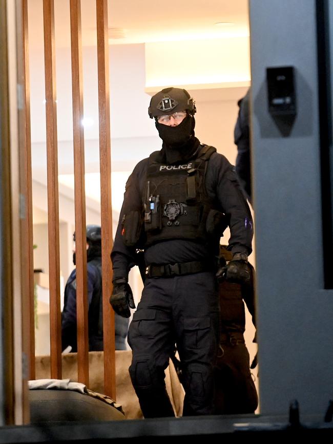 Ali Elmoubayed’s wife and two children were home alone at the time of the raid. Picture: Jeremy Piper