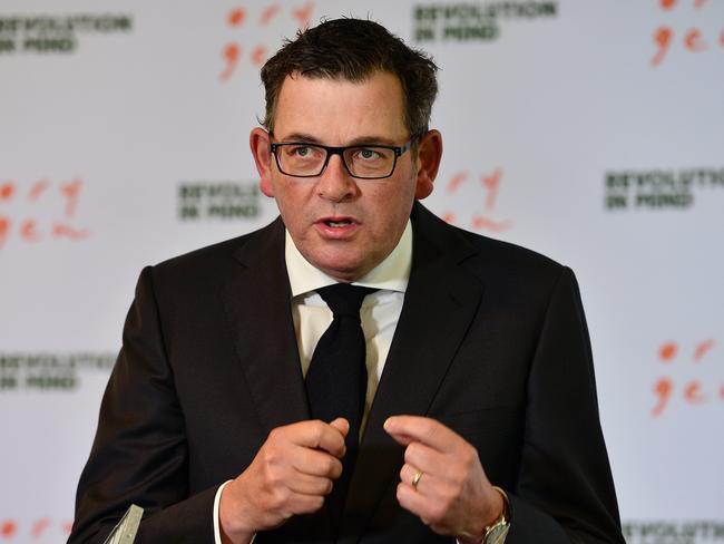 Daniel Andrews hinted unvaccinated Victorians may soon be allowed back into hospitality and entertainment venues. Picture: Nicki Connolly