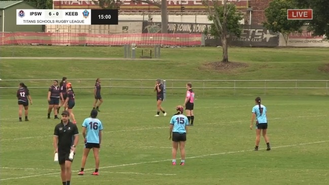 REPLAY: 2021 Titans schools League - Girls Div 1 Yr 9/10 Ipswich v Keebra Park