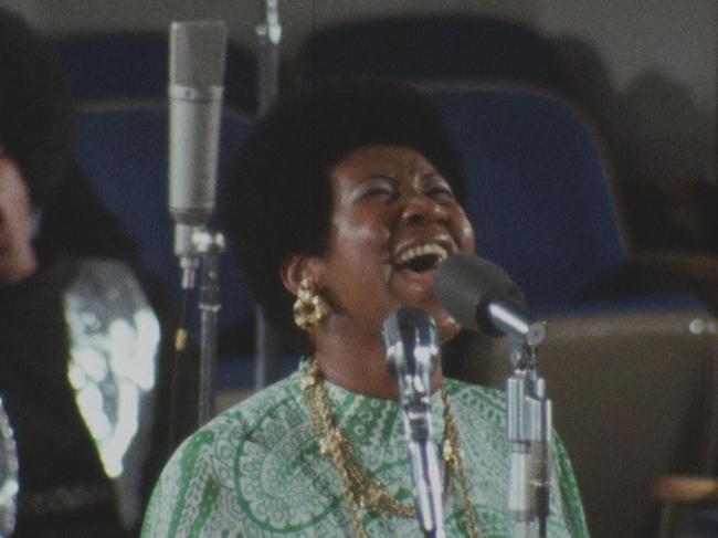 Aretha Franklin in Amazing Grace.