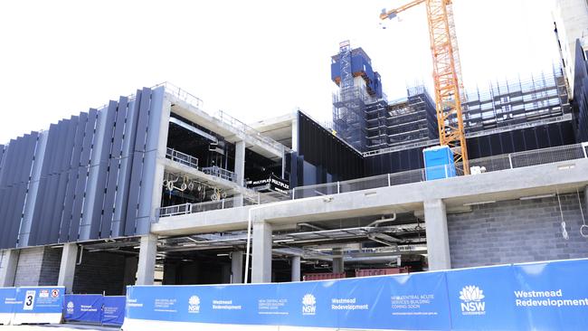 Westmead Hospital's Central Acute Services building will be 14 storeys on completion.