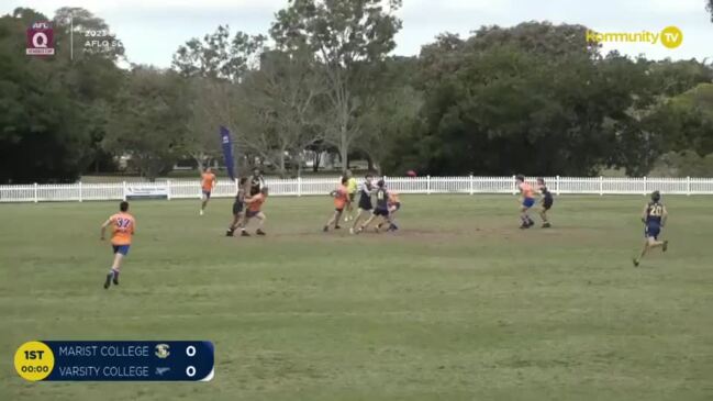 Replay: AFL Queensland Schools Cup SEQ quarter finals - Marist College Ashgrove v Versity College (Senior Male)