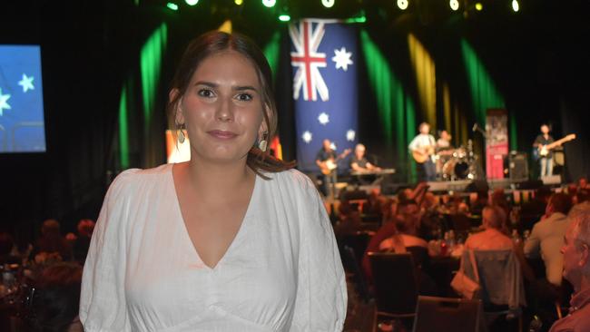 Karla Grobler at the 2022 Mackay Australia Day Awards at the MECC on January 25. Picture: Lillian Watkins