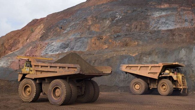 BHP Billiton's mining operations in the Pilbara in Western Australia.