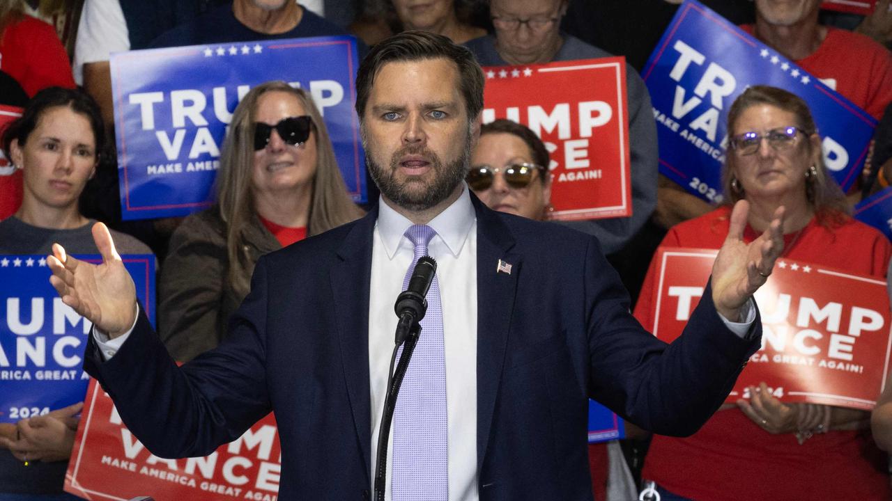 Republican vice presidential nominee U.S. Sen. JD Vance. Picture: SCOTT OLSON / GETTY IMAGES NORTH AMERICA / Getty Images via AFP