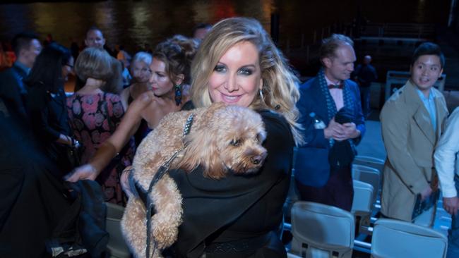 Barrister Gina Edwards with Oscar the cavoodle.