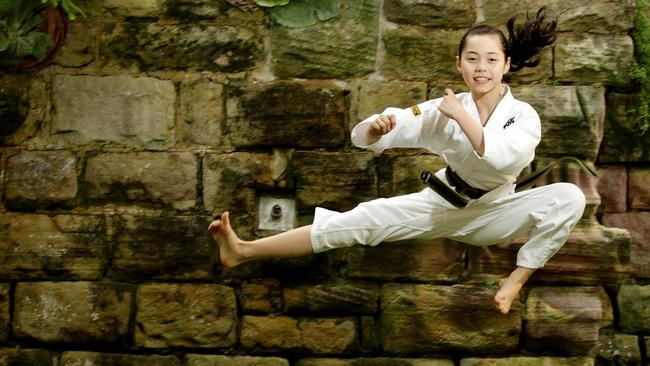 Karate champ and Junior Sports Star nominee Ava McCann. Picture: Annika Enderborg