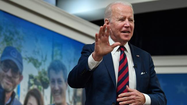 Us President Joe Biden’s competence has been challenged by the resurgence of the pandemic, the retreat from Afghanistan and return of inflation. Picture: AFP